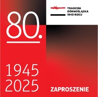 Zaproszenie na uroczystość obchodów 80. rocznicy Tragedii Górnośląskiej.